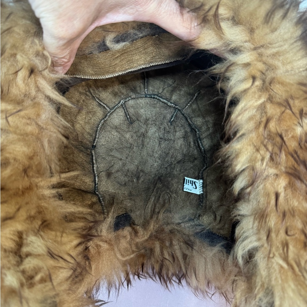 Brown Vintage Shillito’s Italian Fur Hat with Pom Poms EUC - Picture 12 of 17